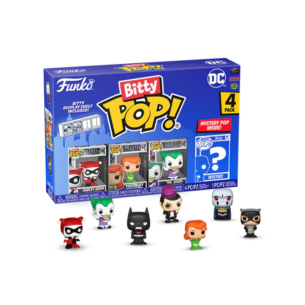 FUNKO POP BITTY POP 4-PACK SERIE 3 (71313) - DC COMICS