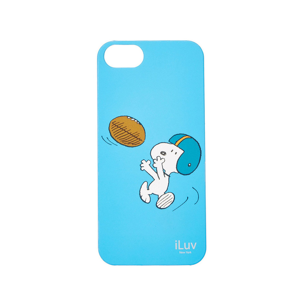 COVER ILUV SNOOPY BLU ICA7H383BLU PER IPHONE 5 - 5S - SE