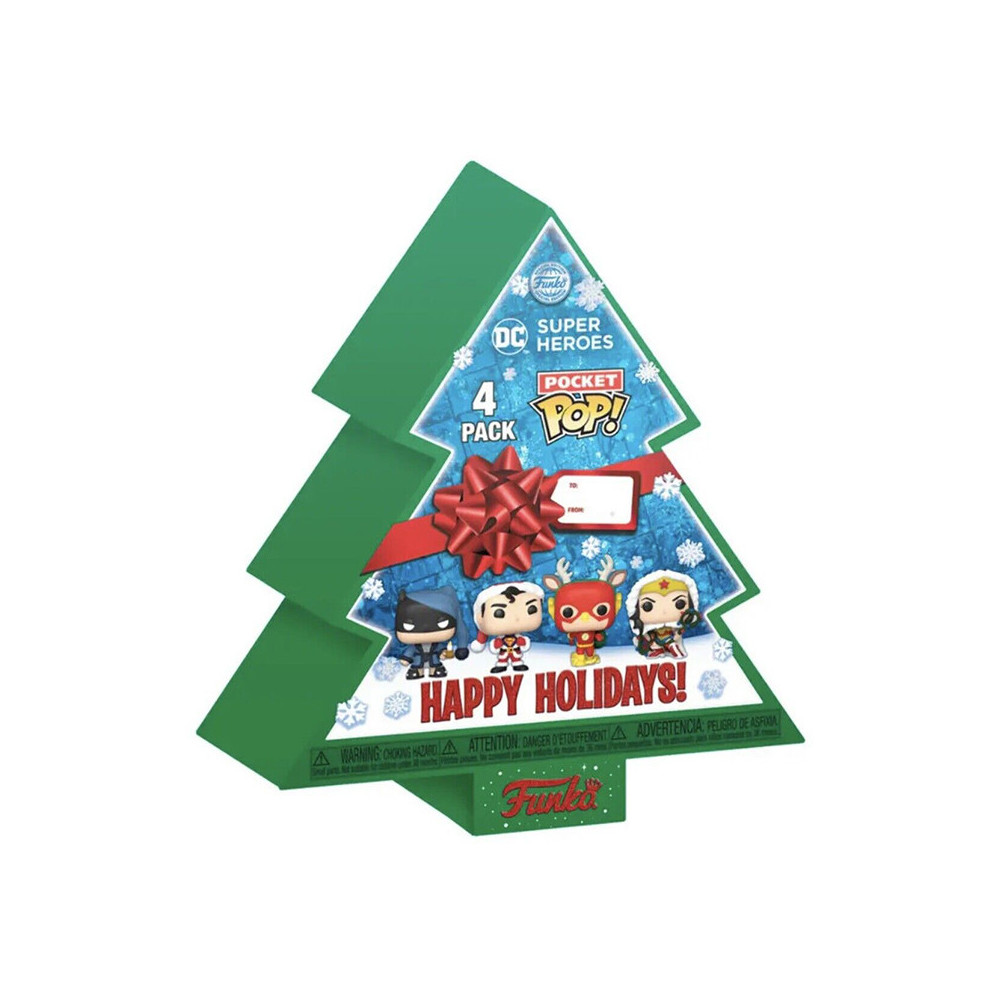 FUNKO POP TREE HOLIDAY BOX 4-PC (65542) - DC COMICS - HOLIDAY