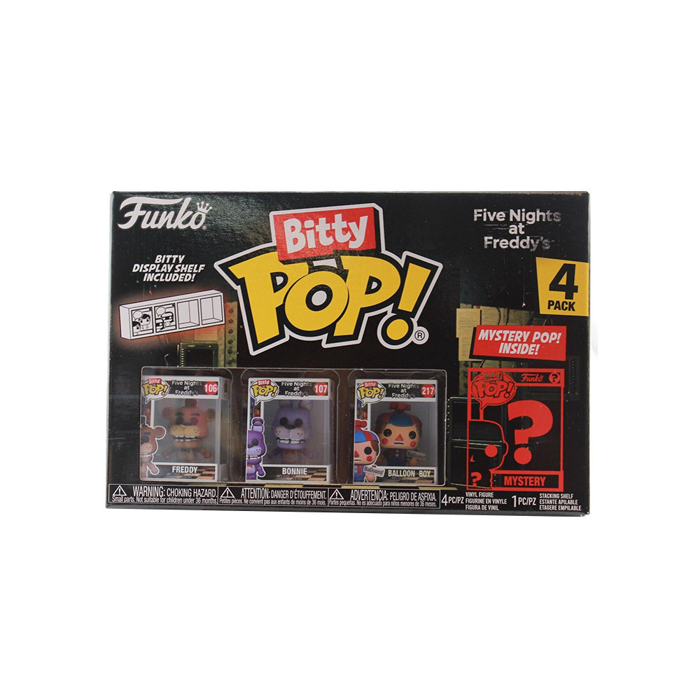 FUNKO POP BITTY POP FREDDY 4-PK (73046) - MOVIES - FIVE NIGHTS AT FREDDY''S