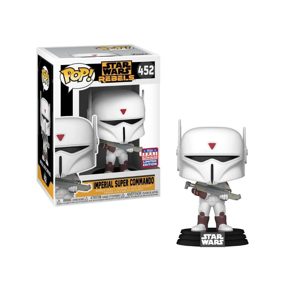 FUNKO POP (55911) - STAR WARS - REBELS- IMPERIAL SUPER COMMANDO (WH)