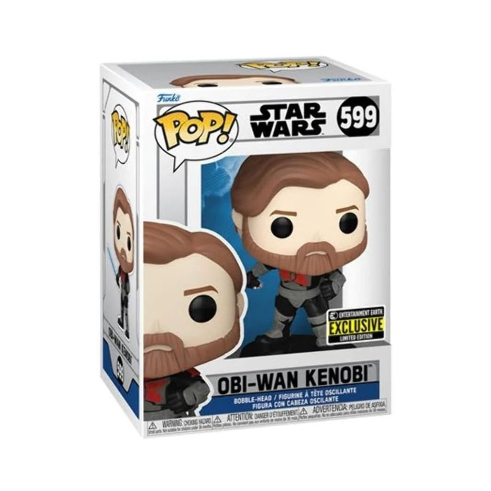 FUNKO POP (68283) - STAR WARS - CLONE WARS- MANDO OBI WAN