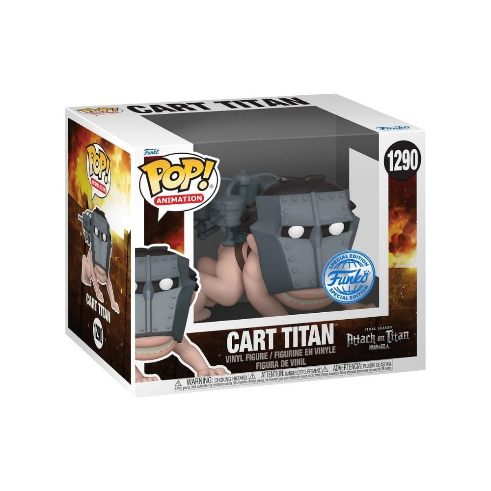 FUNKO POP (69198) - SUPER - ATTACK ON TITAN - CART TITAN