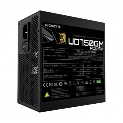 GIGABYTE PG5 (GP-UD750GM) - ALIMENTATORE MODULARE - 750W - 80 PLUS GOLD