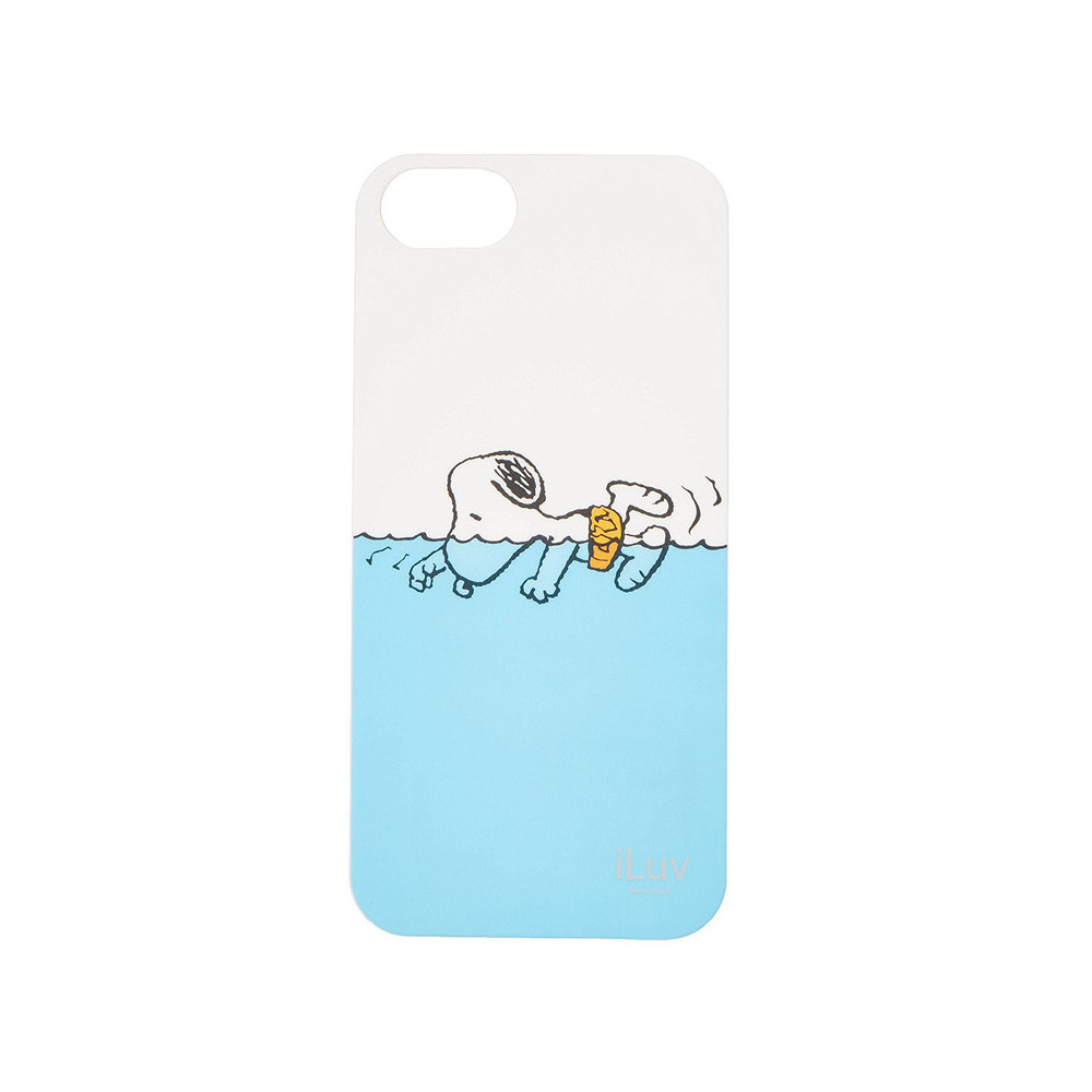 COVER ILUV SNOOPY WHITE ICA7H383WHT PER IPHONE 5 - 5S - SE