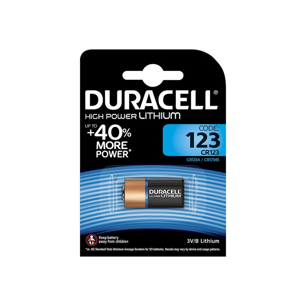 DURACELL CR123 BLISTER 1 BATTERIA