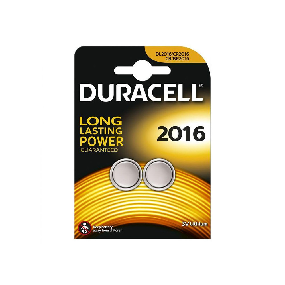 DURACELL CR2016 BLISTER 2 BATTERIE