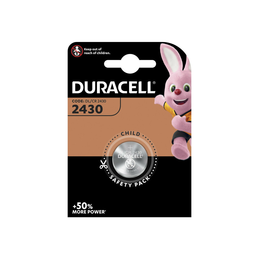 DURACELL CR2430 BLISTER 1 BATTERIA