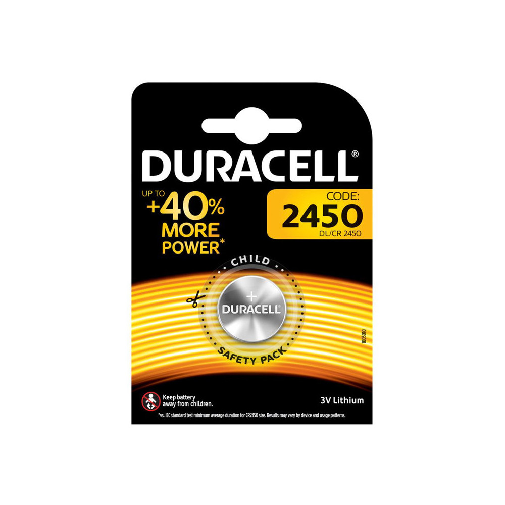 DURACELL CR2450 BLISTER 1 BATTERIA