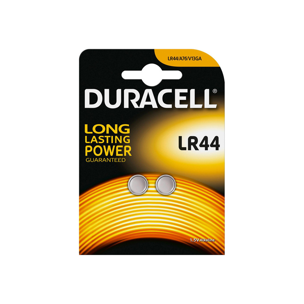 DURACELL LR44 BLISTER 2 BATTERIE