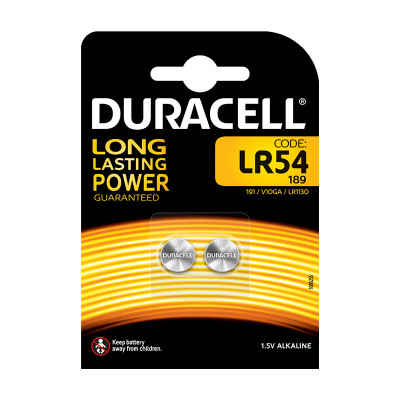 DURACELL LR54 BLISTER 2 BATTERIE