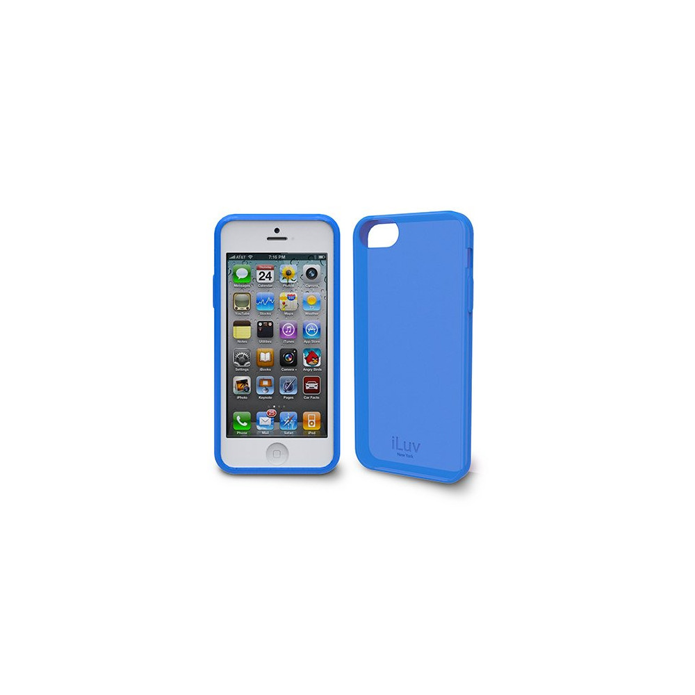 COVER ILUV GELATO BLU ICA7T306BLU PER IPHONE 5 - 5S - SE