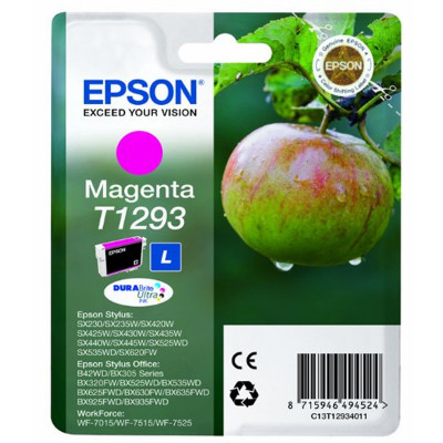 EPSON T1293 MAGENTA (C13T12934010) - CARTUCCIA ORIGINALE