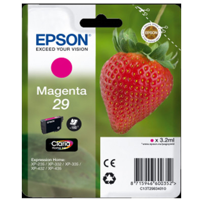 EPSON T29 MAGENTA (C13T29834010) - CARTUCCIA ORIGINALE