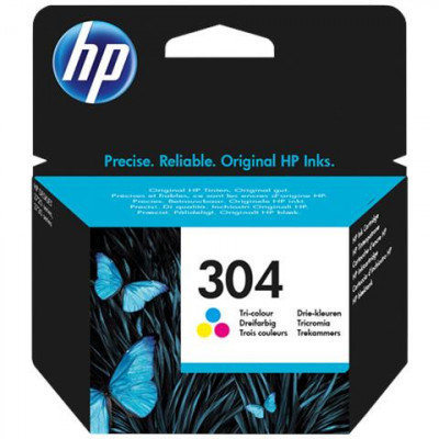 HP 304 TRI-COLOR (N9K05AE) - CARTUCCIA ORIGINALE