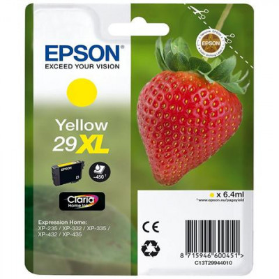 EPSON T29XL YELLOW (C13T29944012) - CARTUCCIA ORIGINALE AD ALTA EFFICIENZA