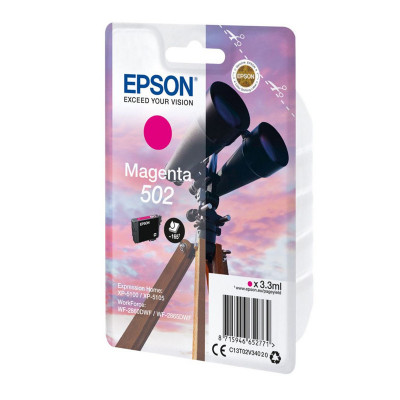 EPSON 502 MAGENTA (C13T02V34020) - CARTUCCIA ORIGINALE