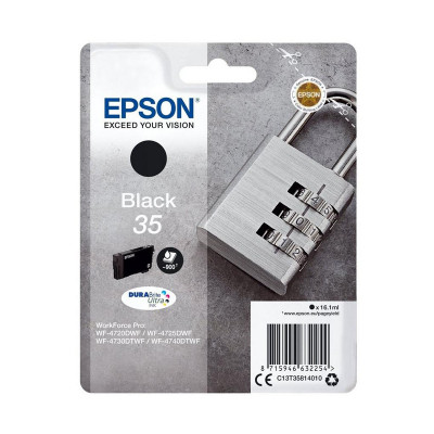 EPSON 35 BLACK (C13T35814020) - CARTUCCIA ORIGINALE