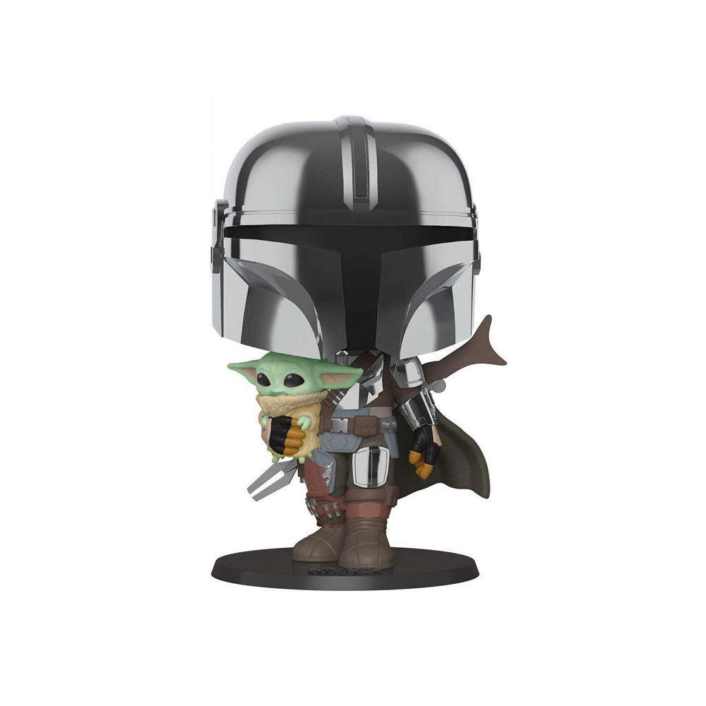 FUNKO POP THE MANDALORIAN WITH THE CHILD (BOBBLE-HEAD) (49931) - STAR WARS - NUM. 380