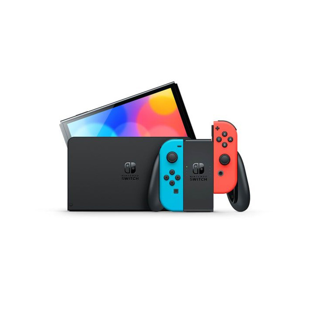 NINTENDO SWITCH OLED NEON RED/NEON BLUE - CONSOLE PORTATILE