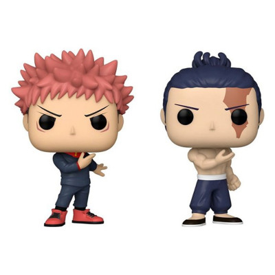 FUNKO POP YUJI ITADORI  e  AOI TODO 2PACK (72041) - JUJUTSU KAISEN - ANIMATION