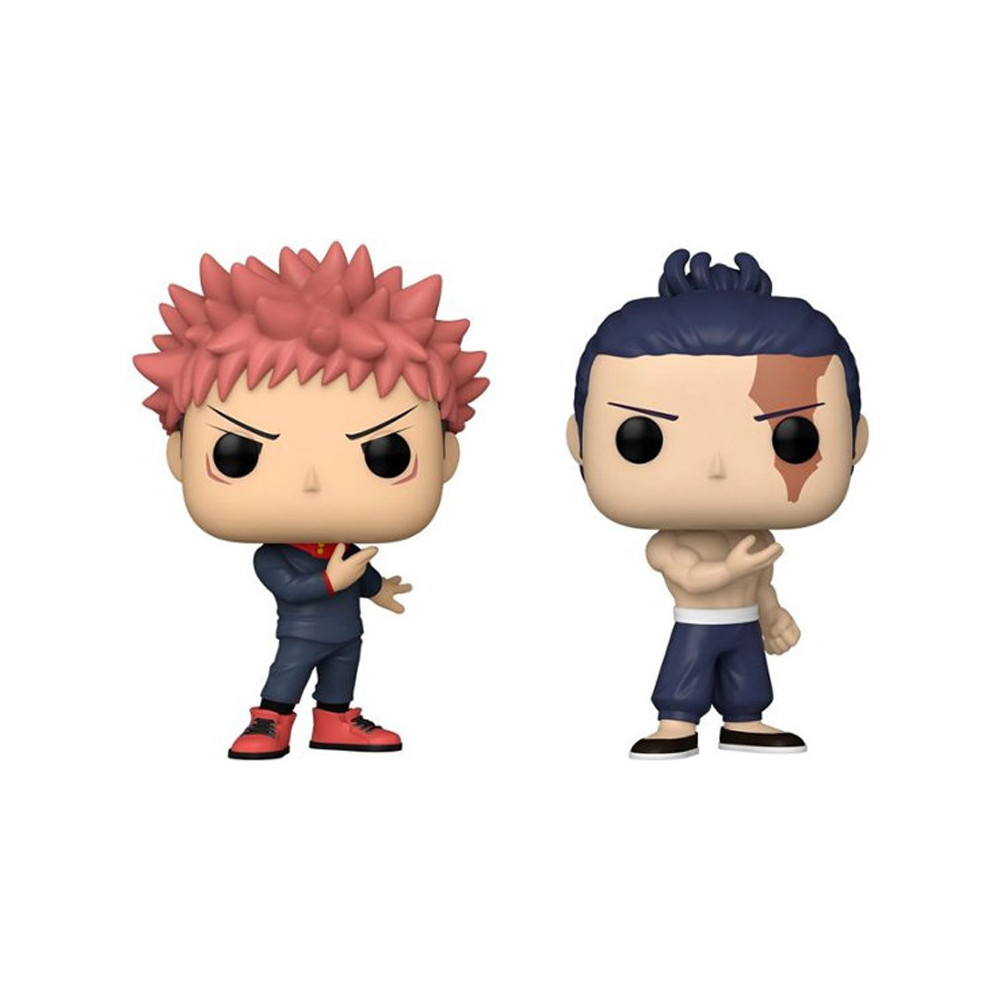 FUNKO POP YUJI ITADORI  e  AOI TODO 2PACK (72041) - JUJUTSU KAISEN - ANIMATION