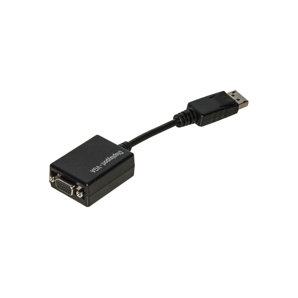 ADATTATORE LINK DISPLAYPORT MASCHIO - VGA FEMMINA CON CAVO DA 15 CM - ADAT19