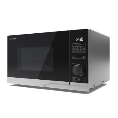 SHARP YC-PS234AE-S - FORNO A MICROONDE 23LT - 900W - CONTROLLO DIGITALE - 11 LIVELLI DI POTENZA - BLACK/SILVER