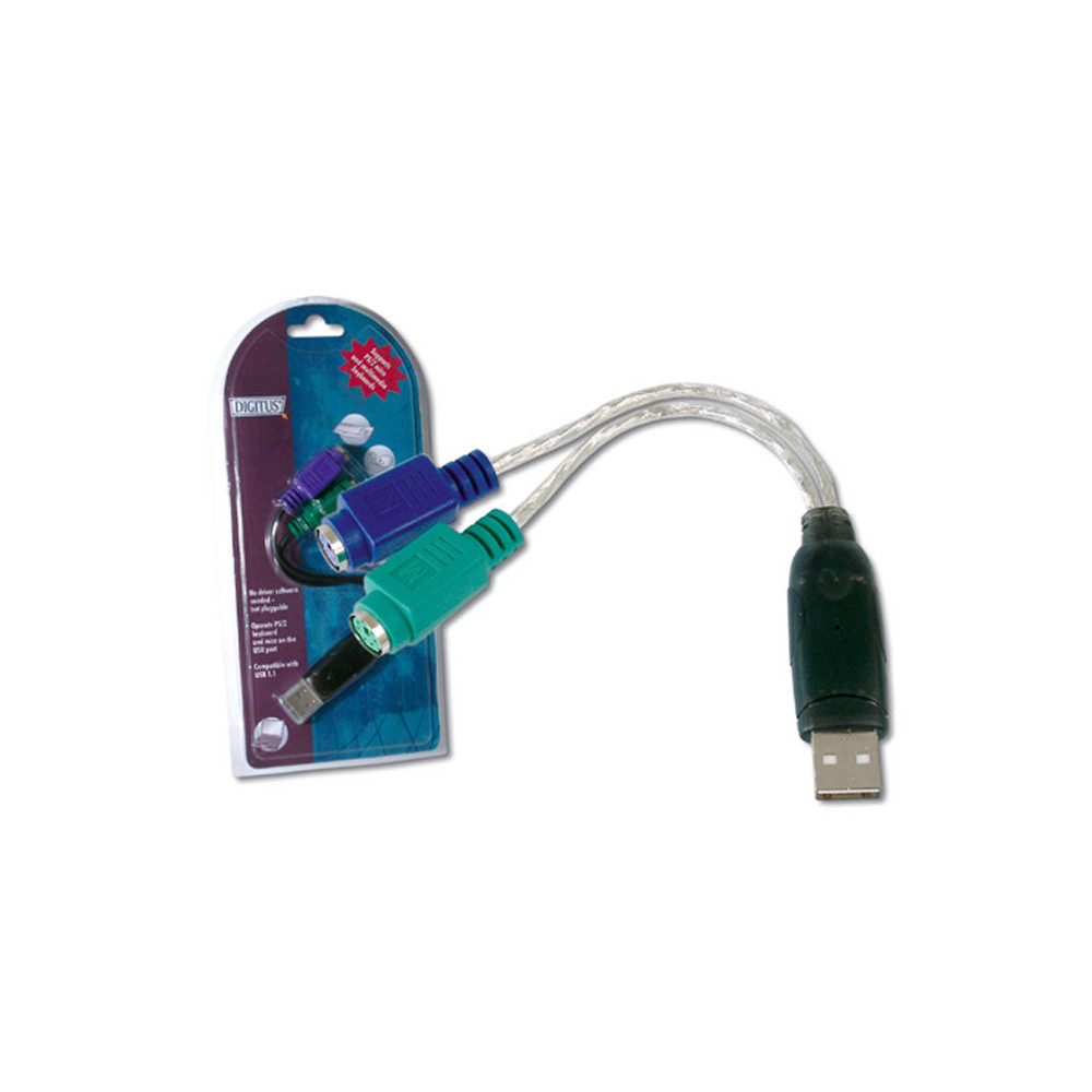 ADATTATORE DIGITUS DA-70118 - PS2 / USB