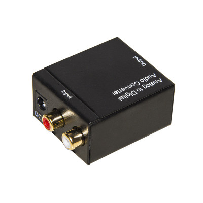 LINK LKCONV14 - CONVERTITORE DA AUDIO ANALOGICO RCA R/L A DIGITALE TOSLINK + COASSIALE