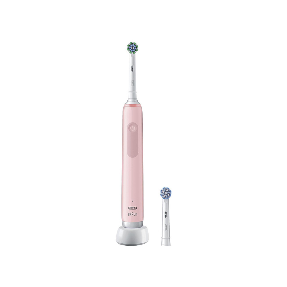 ORAL-B PRO 3 PINK - SPAZZOLINO ELETTRICO - 2 TESTINE