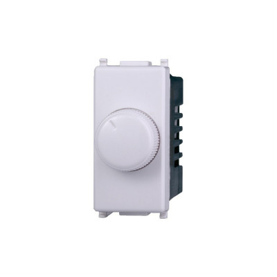 ETTROIT REGOLATORE DIMMER 100-1000W ON/OFF - SERIE STARLIGHT - BIANCO (EV1301) Compatibile Vimar Plana