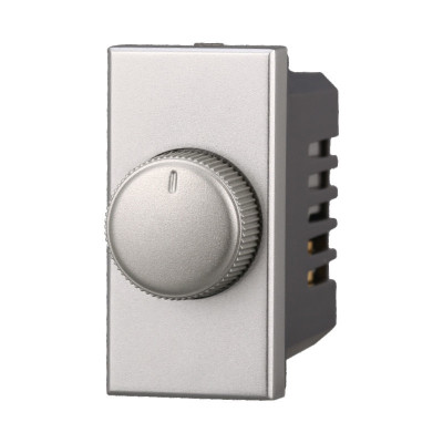 ETTROIT REGOLATORE DIMMER 100-1000W ON/OFF - SERIE MOON - GRIGIO (AG1301) Compatibile ABB Axolute