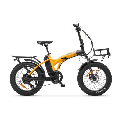 JEEP SONORAN (JE-BI-220004) FOLDING FAT E-BIKE (NERO/GIALLO) - BICICLETTA ELETTRICA - RUOTE 20X4 - MOTORE BAFANG 250W 48V- BATTE