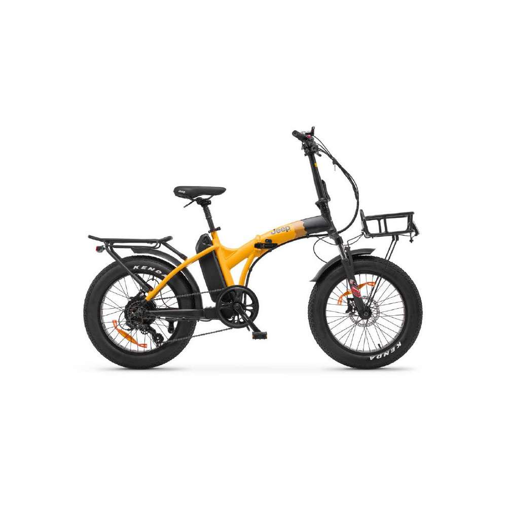 JEEP SONORAN (JE-BI-220004) FOLDING FAT E-BIKE (NERO/GIALLO) - BICICLETTA ELETTRICA - RUOTE 20X4 - MOTORE BAFANG 250W 48V- BATTE