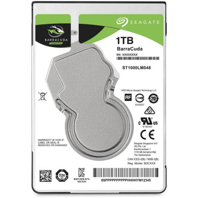 SEAGATE BARRACUDA HDD 1TB (ST1000LM048) - HARD DISK INTERNO - 2.5 - SATA 2