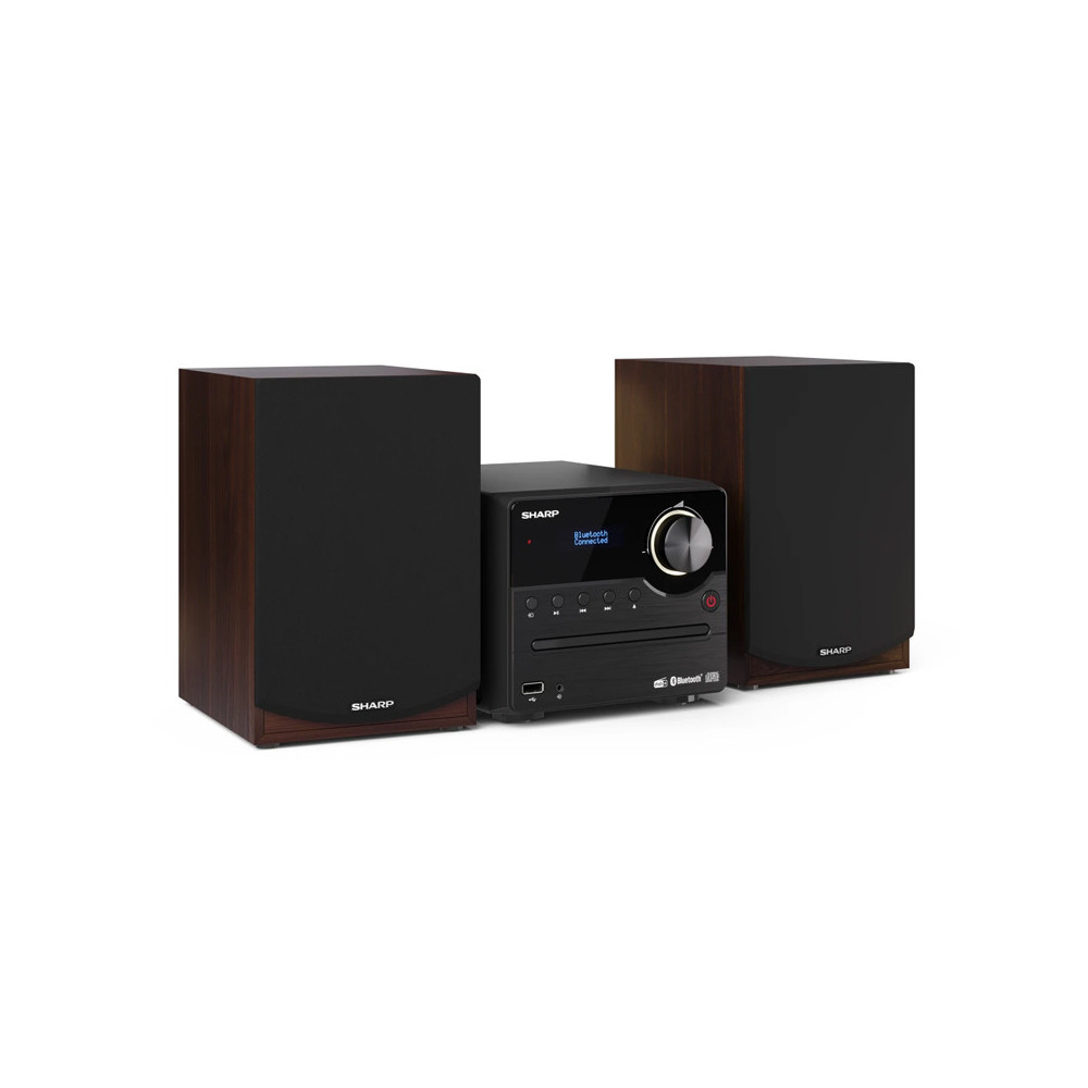 SHARP XL-B517D(BR) - MICRO HIFI - 45W - USB PLAYER - DAB+ - BLUETOOTH - BROWN