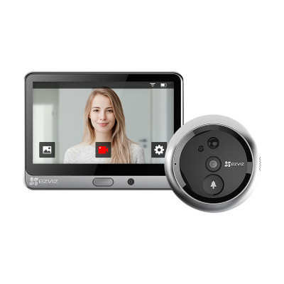 EZVIZ DP2C - VIDEOSPIONCINO WIRELESS FHD - DISPLAY 4.3 - SENSORE INFRAROSSI PIR - AUDIO E VIDEO BIDIREZIONALE