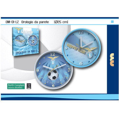 OM01LZ LAZIO OROLOGIO DA PARETE