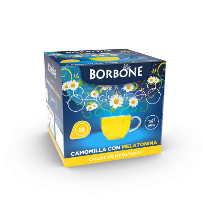 CAFFE'' BORBONE CAMOMILLA E MELATONINA - CIALDE ESE 44MM - BOX 18PZ