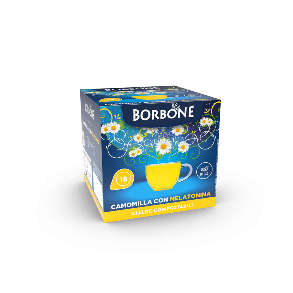 CAFFE'' BORBONE CAMOMILLA E MELATONINA - CIALDE ESE 44MM - BOX 18PZ