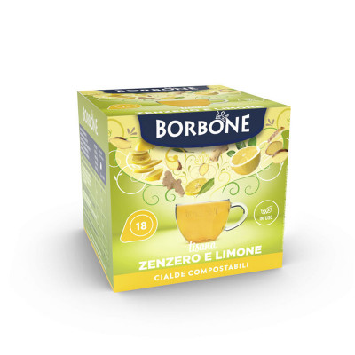 CAFFE'' BORBONE TISANA ZENZERO E LIMONE - CIALDE ESE 44MM - BOX 18PZ