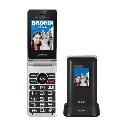 BRONDI AMICO PREZIOSO (NERO) - TELEFONO CELLULARE SENIOR