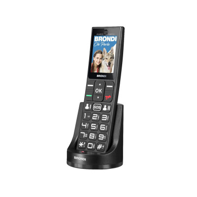 BRONDI AMICO FIDATO (NERO) - TELEFONO CELLULARE SENIOR