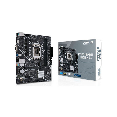 ASUS PRIME H610M-K D4 - MAINBOARD MICRO ATX - DDR4 - SOCKET 1700 - VGA - HDMI - M.2