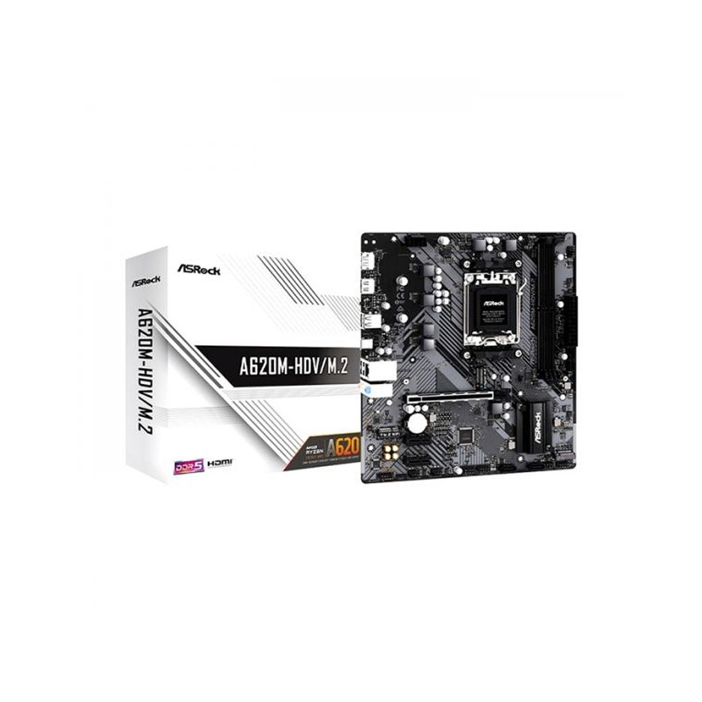 ASROCK A620M-HDV/M.2 - MAINBOARD MICRO ATX - DDR5 - SOCKET AM5