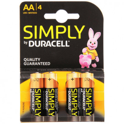 BLISTER 4 STILO DURACELL BASIC LR6MN1500