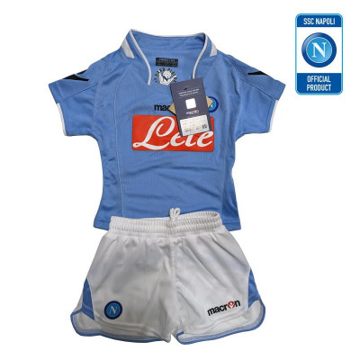 NAPOLI KIT MACRON KIDS GARA 1 (PANTALONCINO - MAGLIA) 4XS