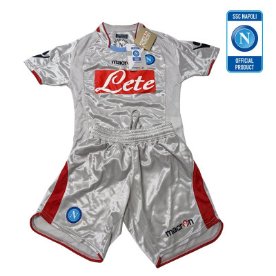 NAPOLI KIT MACRON KIDS GARA 2 (PANTALONCINO - MAGLIA) 4XS