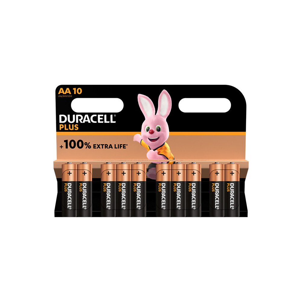 DURACELL PLUS BLISTER 10 STILO AA